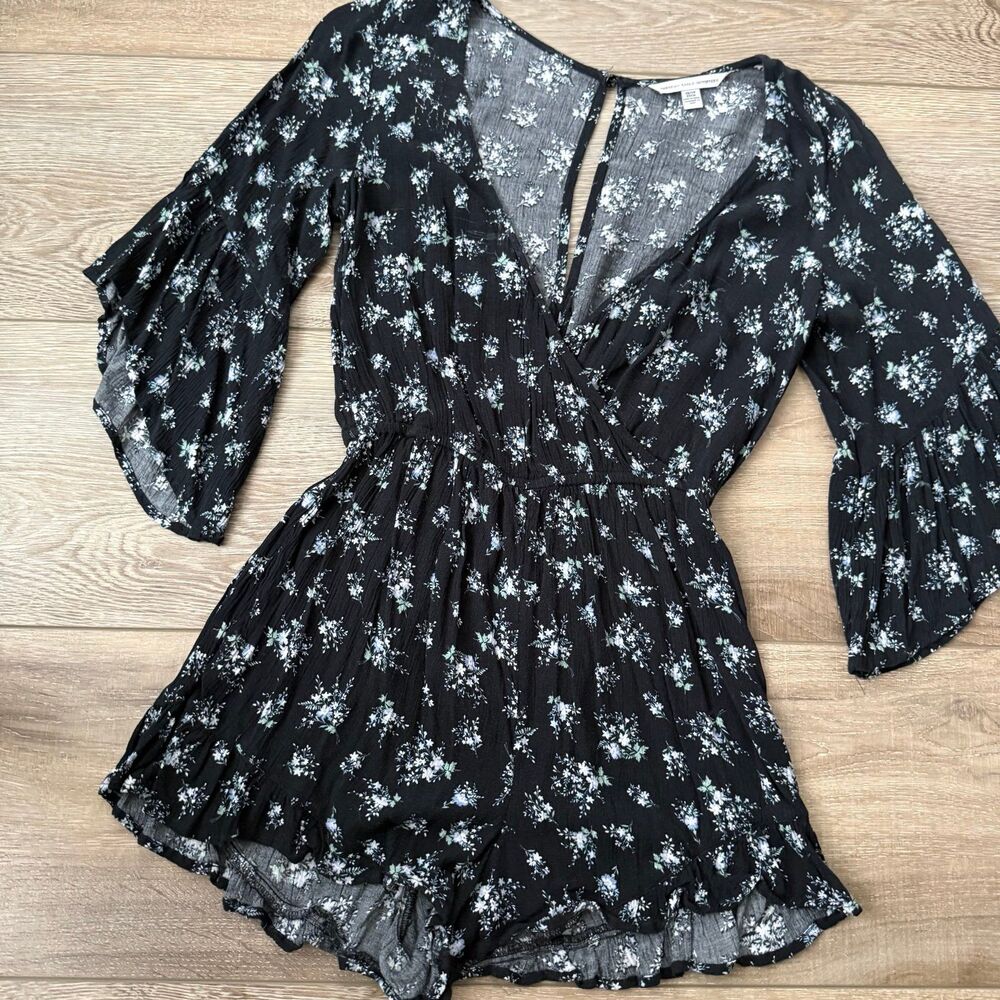 American Eagle Floral Romper
